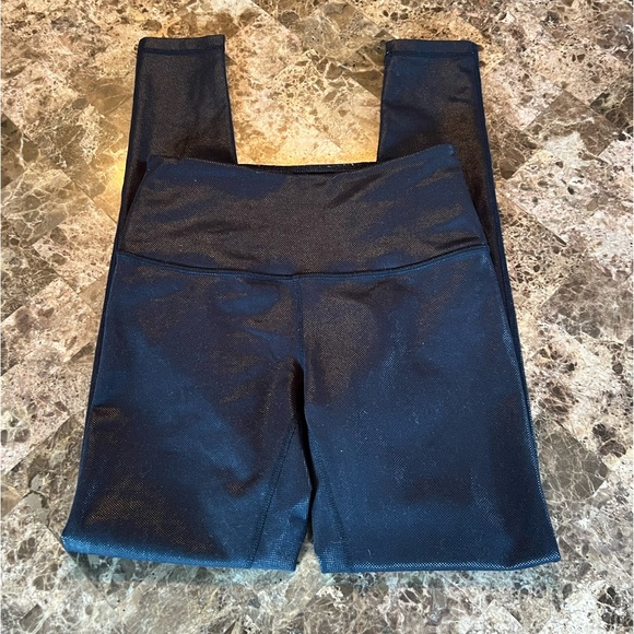 ZELLA Live In Metallic Print High Waist Legging Black Reptile Impression Print - Picture 3 of 12